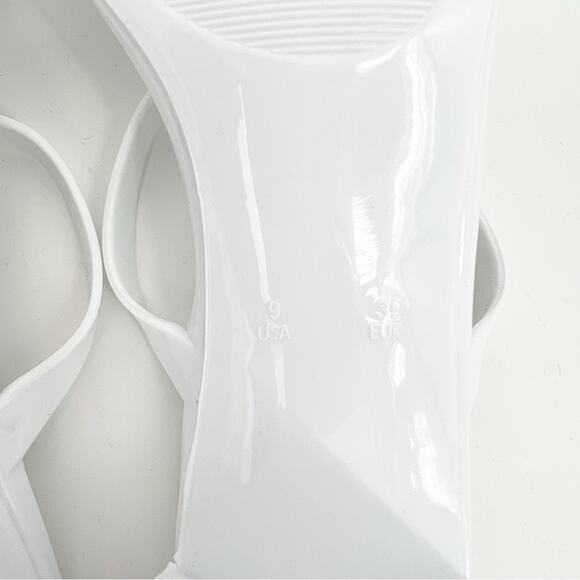 Jeffrey Campbell Jamm-3 Jelly Strappy Sandals 9 White - Picture 7 of 8